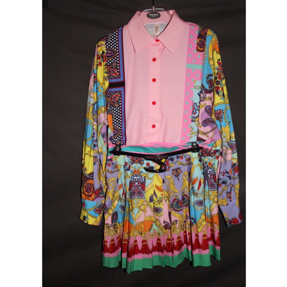2pc Blouse and Skirt Set